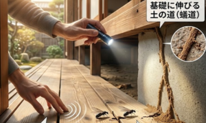 【図解】「もしかしてシロアリ？」見逃すと怖い4つの初期症状。3月にセルフチェックすべき理由