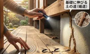 【図解】「もしかしてシロアリ？」見逃すと怖い4つの初期症状。3月にセルフチェックすべき理由